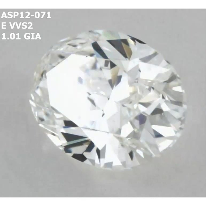 1.01 Carat Oval Loose Diamond, E, VVS2, Excellent, GIA Certified