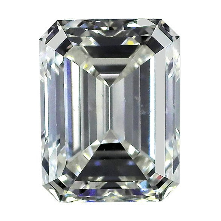 1.30 Carat Emerald Loose Diamond, J, SI1, Ideal, GIA Certified | Thumbnail
