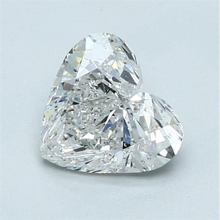 1.01 Carat Heart Loose Diamond, E, SI2, Super Ideal, HRD Certified | Thumbnail