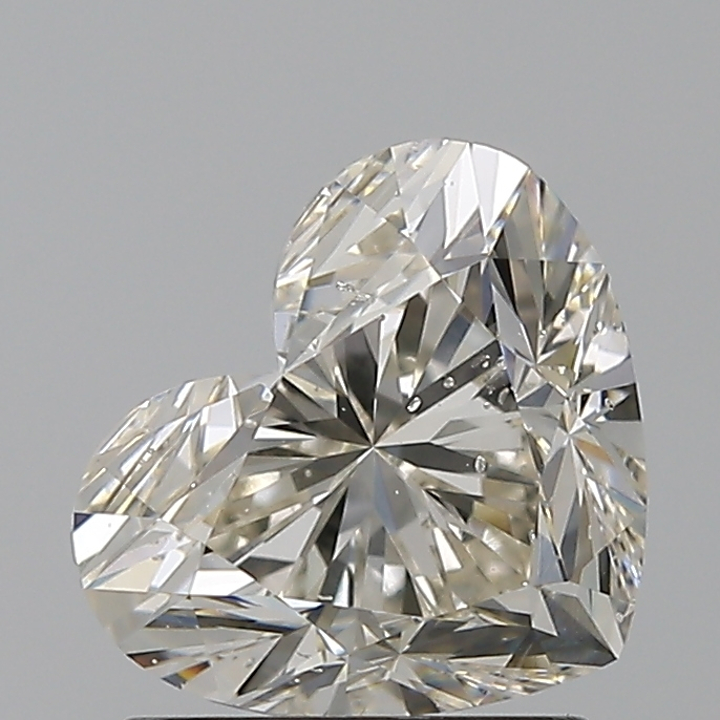 1.71 Carat Heart Loose Diamond, H, SI1, Ideal, HRD Certified