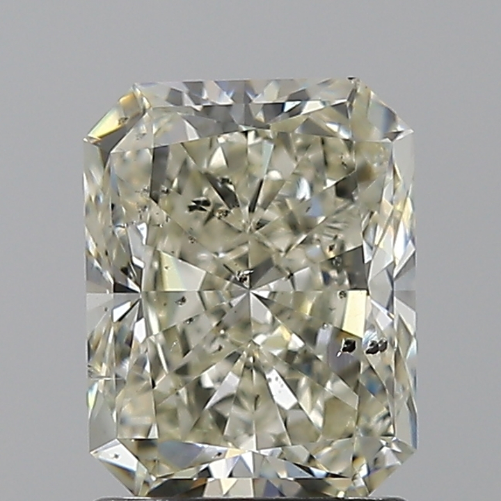 1.50 Carat Radiant Loose Diamond, J, SI2, Super Ideal, HRD Certified | Thumbnail