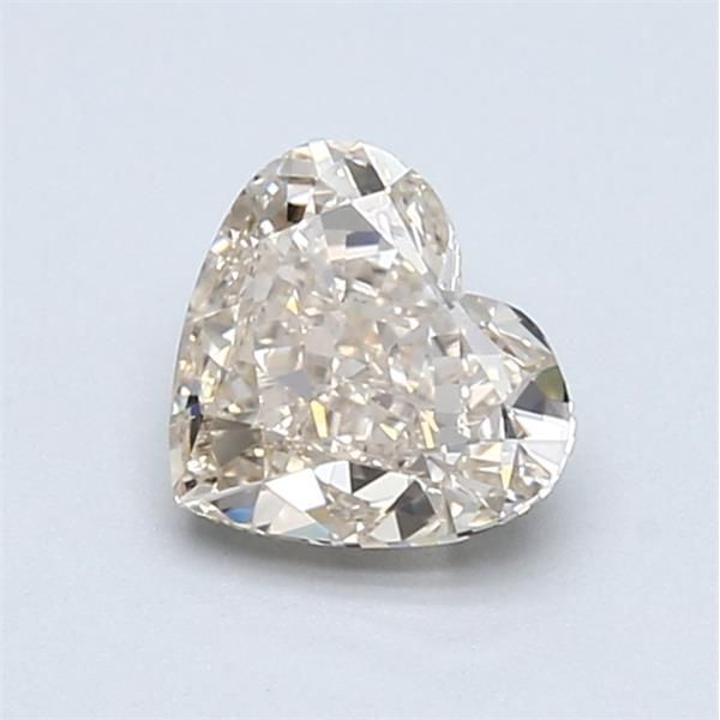 1.01 Carat Heart Loose Diamond, K, VS2, Ideal, HRD Certified