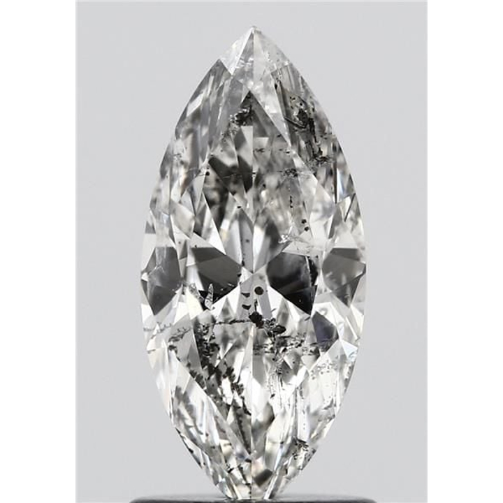 1.06 Carat Marquise Loose Diamond, H, SI2, Super Ideal, HRD Certified | Thumbnail