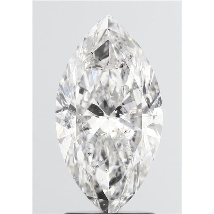 2.01 Carat Marquise Loose Diamond, G, SI2, Ideal, HRD Certified | Thumbnail