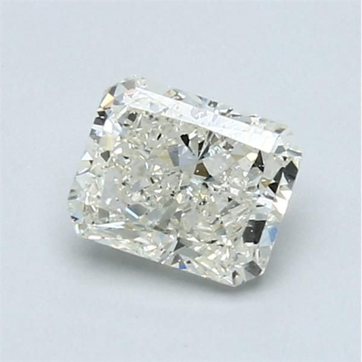 1.00 Carat Radiant Loose Diamond, K, I1, Excellent, GIA Certified | Thumbnail