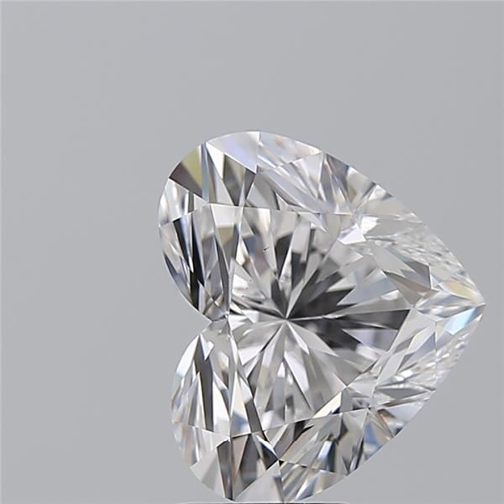 5.01 Carat Heart Loose Diamond, D, VS1, Super Ideal, GIA Certified | Thumbnail