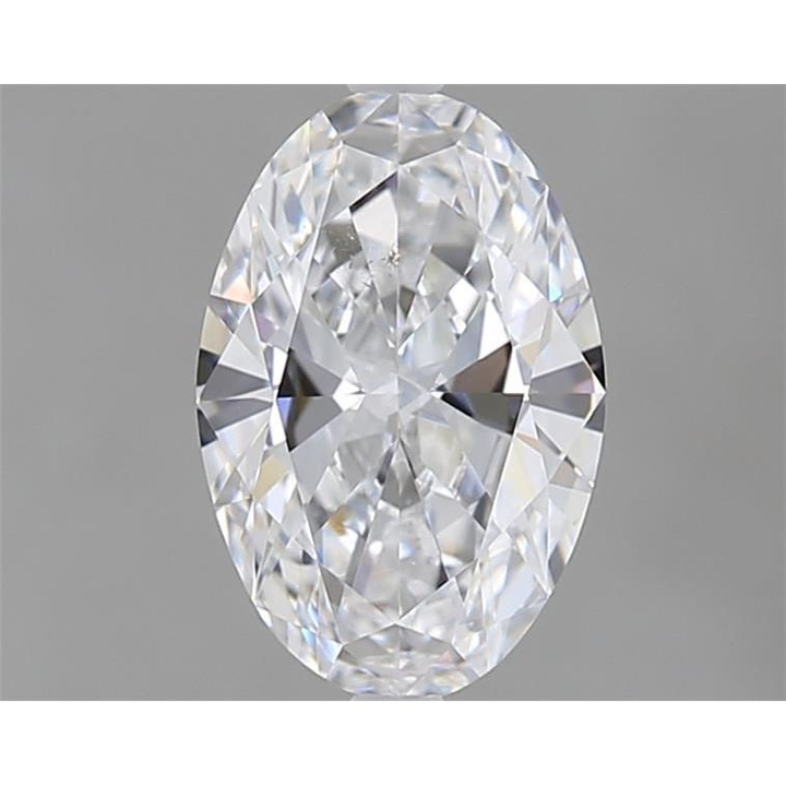 0.92 Carat Oval Loose Diamond, D, SI1, Super Ideal, GIA Certified | Thumbnail