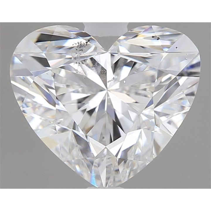 1.01 Carat Heart Loose Diamond, E, SI2, Super Ideal, GIA Certified | Thumbnail