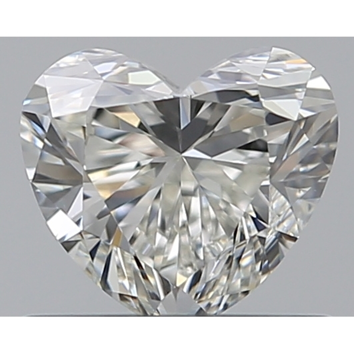 0.54 Carat Heart Loose Diamond, I, VVS2, Ideal, GIA Certified