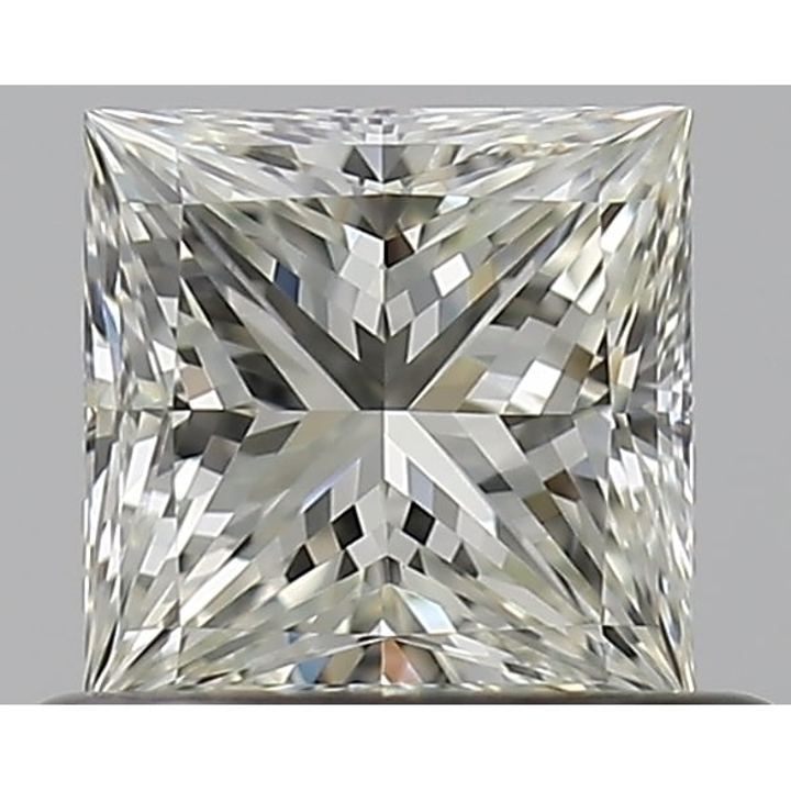 0.53 Carat Princess Loose Diamond, K, VVS2, Super Ideal, GIA Certified