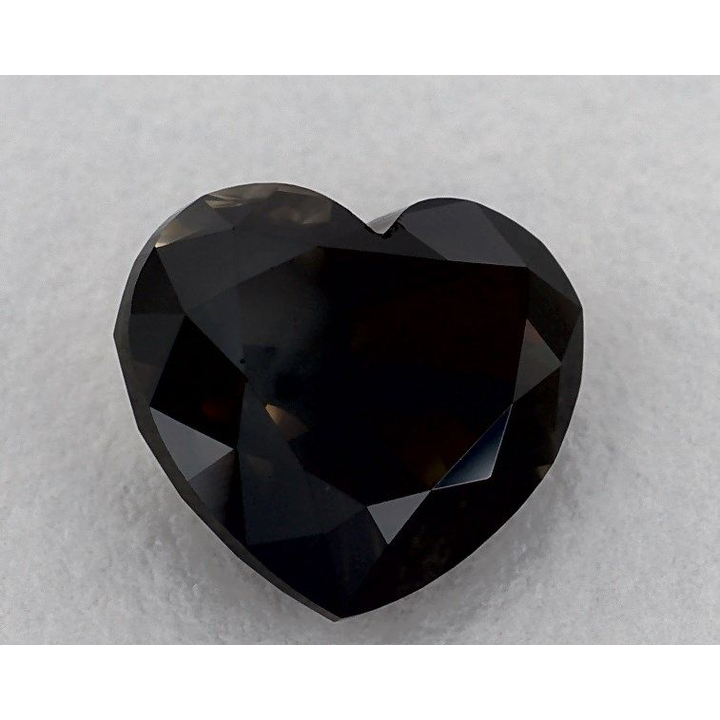 1.50 Carat Heart Loose Diamond, Fancy Dark Gray, , Good, GIA Certified