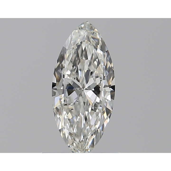 0.59 Carat Marquise Loose Diamond, H, VVS2, Ideal, GIA Certified