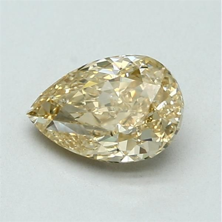 1.02 Carat Pear Loose Diamond, Fancy Brown Yellow, SI2, Excellent, GIA Certified