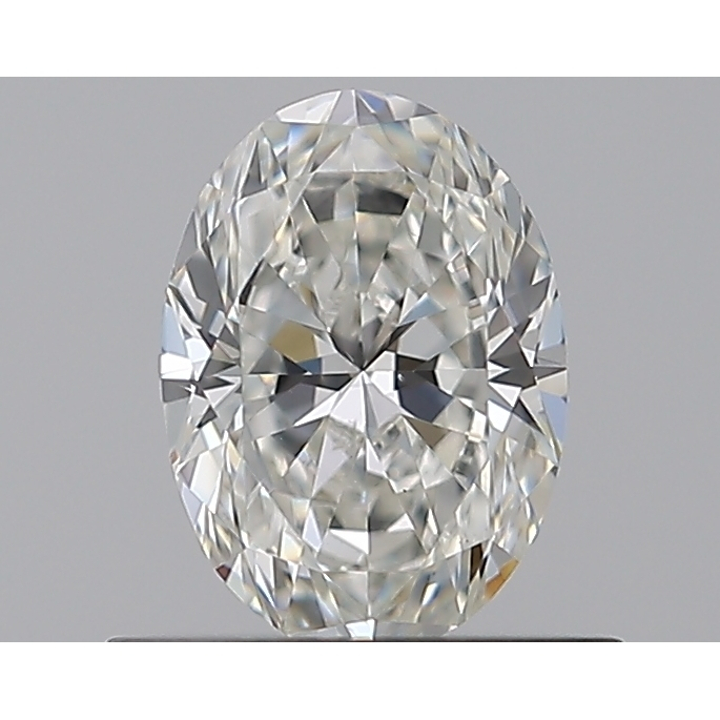 0.59 Carat Oval Loose Diamond, H, VS1, Super Ideal, GIA Certified | Thumbnail