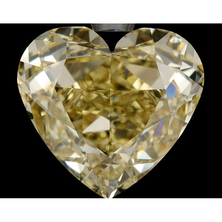 2.24 Carat Heart Loose Diamond, Fancy Brownish Yellow, VVS2, Super Ideal, GIA Certified