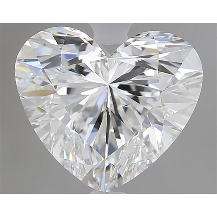 1.67 Carat Heart Loose Diamond, F, VS2, Super Ideal, GIA Certified