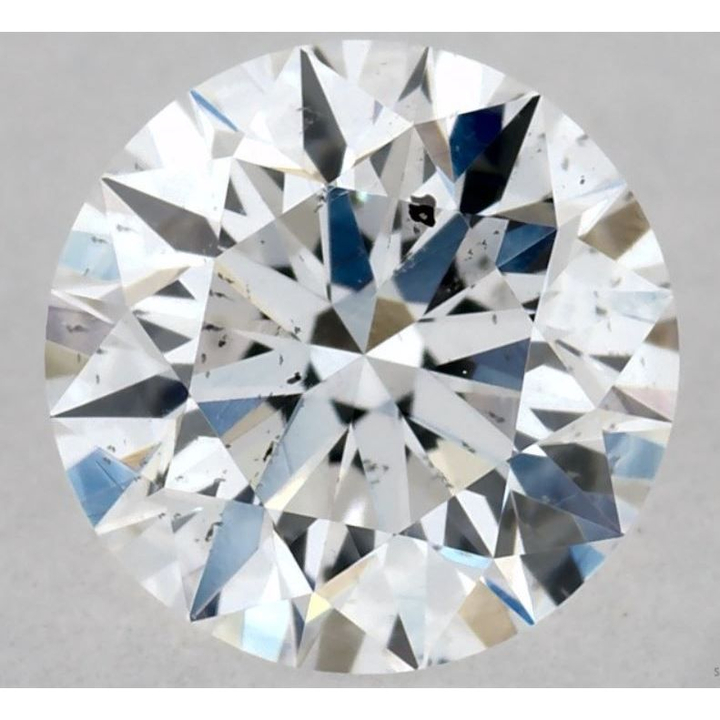 0.42 Carat Round Loose Diamond, D, SI2, Super Ideal, GIA Certified