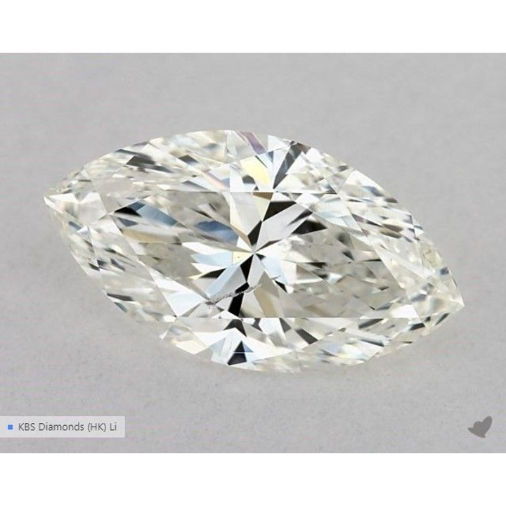 1.00 Carat Marquise Loose Diamond, J, SI1, Super Ideal, GIA Certified