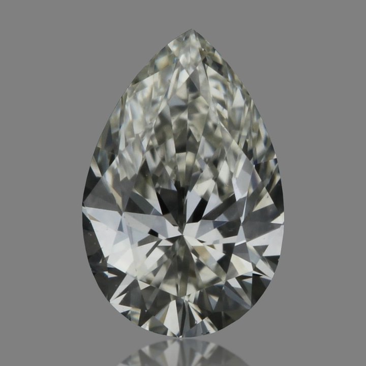 0.18 Carat Pear Loose Diamond, J, VS1, Ideal, GIA Certified