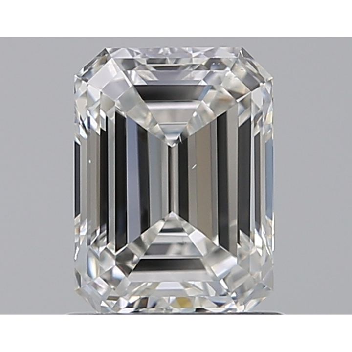 1.00 Carat Emerald Loose Diamond, G, VS2, Super Ideal, GIA Certified | Thumbnail