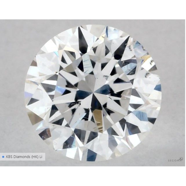 0.34 Carat Round Loose Diamond, D, VS2, Super Ideal, GIA Certified