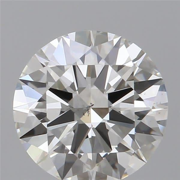 0.70 Carat Round Loose Diamond, H, SI1, Excellent, GIA Certified | Thumbnail