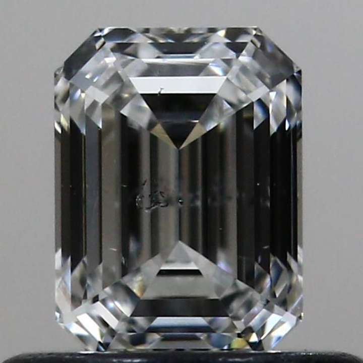 0.51 Carat Emerald Loose Diamond, E, SI2, Super Ideal, GIA Certified | Thumbnail