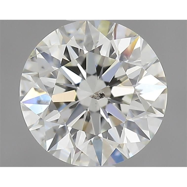 0.45 Carat Round Loose Diamond, J, SI2, Super Ideal, GIA Certified
