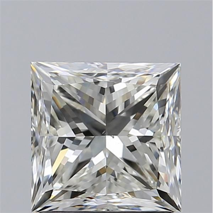 1.50 Carat Princess Loose Diamond, J, VS2, Excellent, GIA Certified