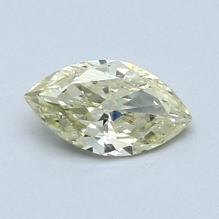 0.55 Carat Marquise Loose Diamond, Light Yellow, VS1, Good, GIA Certified | Thumbnail