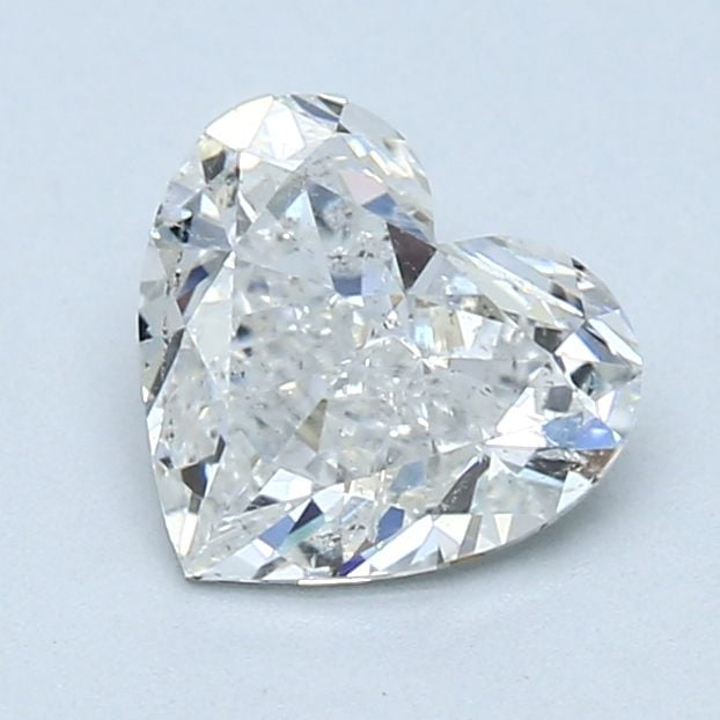1.05 Carat Heart Loose Diamond, G, SI2, Excellent, GIA Certified
