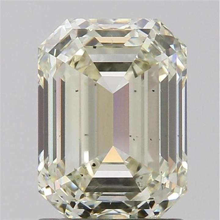 1.52 Carat Emerald Loose Diamond, L, SI1, Super Ideal, GIA Certified | Thumbnail