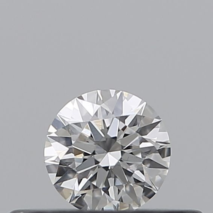 0.19 Carat Round Loose Diamond, D, VVS2, Super Ideal, GIA Certified