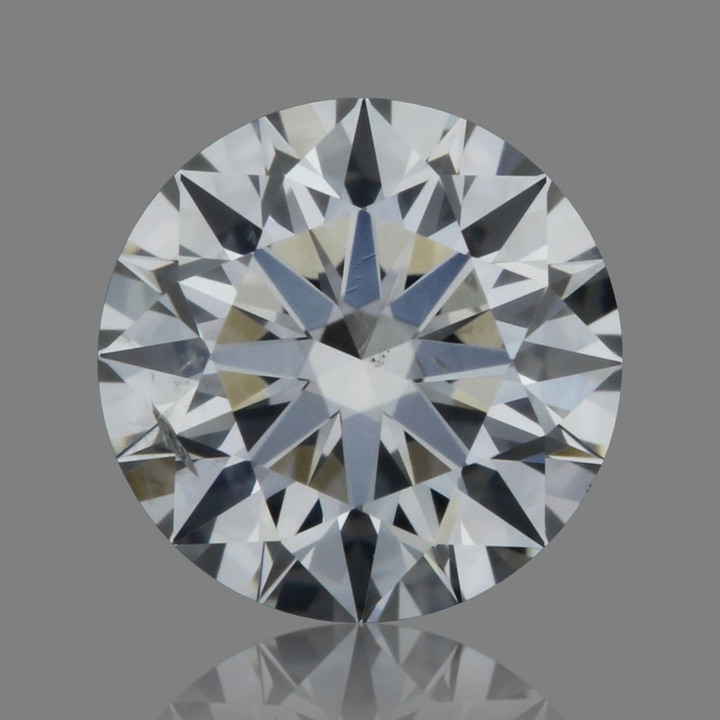 0.41 Carat Round Loose Diamond, F, SI2, Super Ideal, GIA Certified