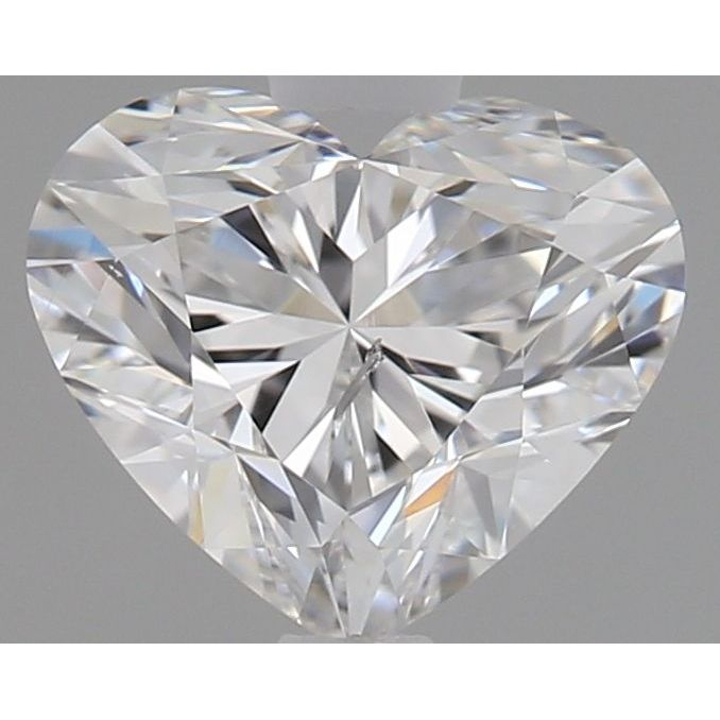 0.72 Carat Heart Loose Diamond, E, SI2, Ideal, GIA Certified | Thumbnail