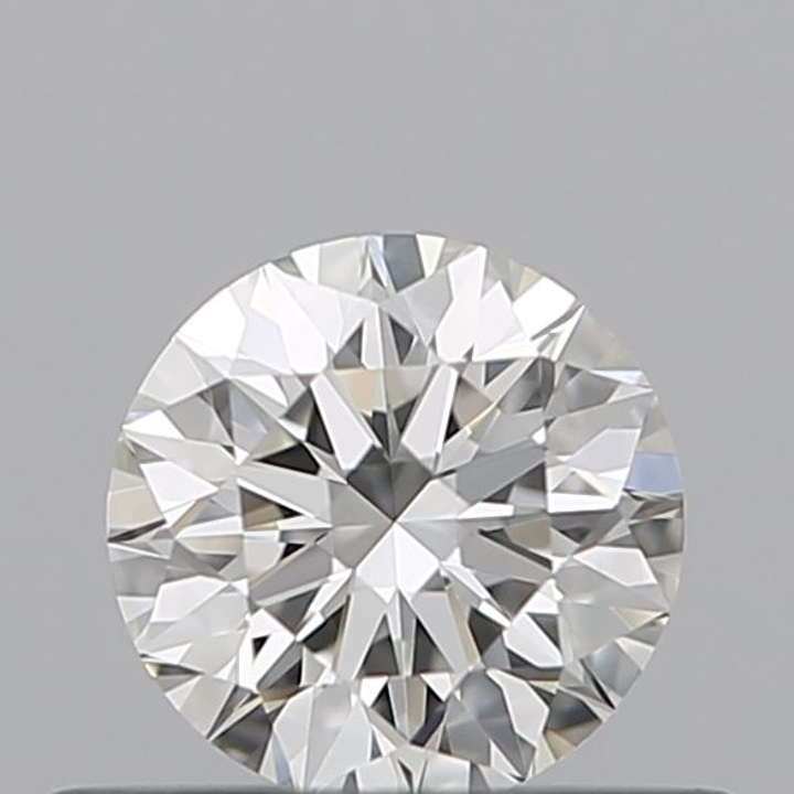 0.40 Carat Round Loose Diamond, H, VVS2, Super Ideal, GIA Certified