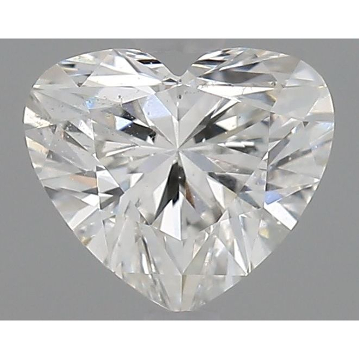 0.50 Carat Heart Loose Diamond, F, SI2, Ideal, GIA Certified