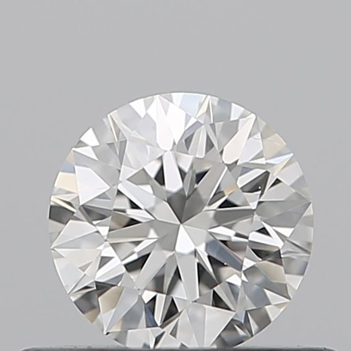 0.40 Carat Round Loose Diamond, H, VVS2, Super Ideal, GIA Certified
