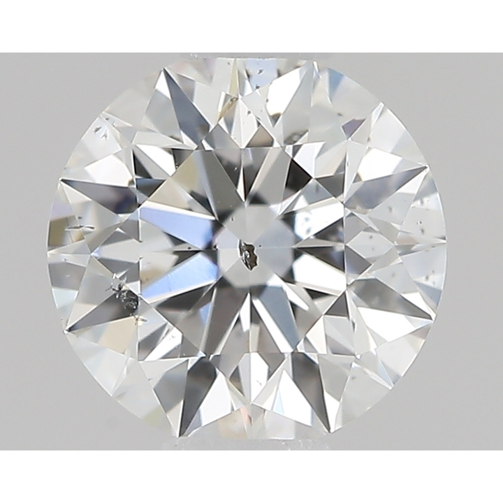 0.42 Carat Round Loose Diamond, F, SI2, Super Ideal, GIA Certified