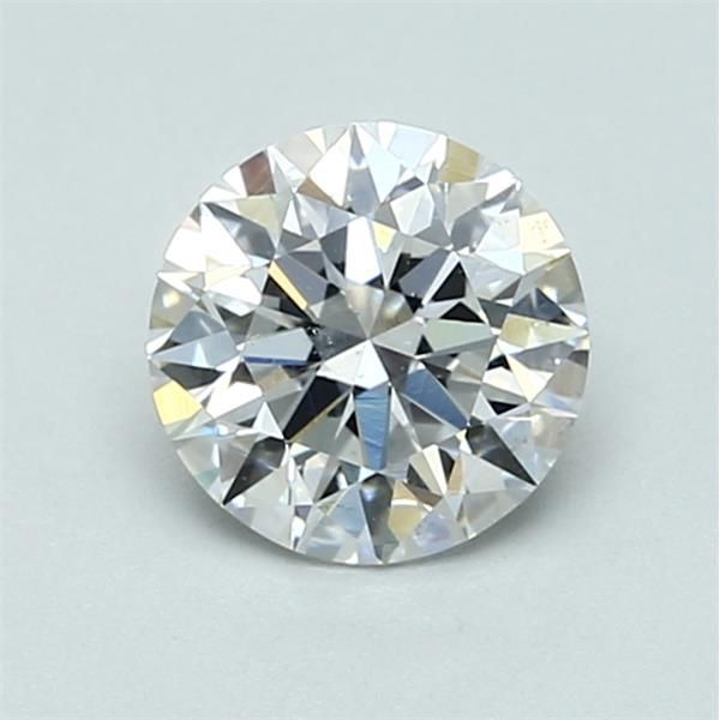 1.00 Carat Round Loose Diamond, D, SI1, Super Ideal, GIA Certified
