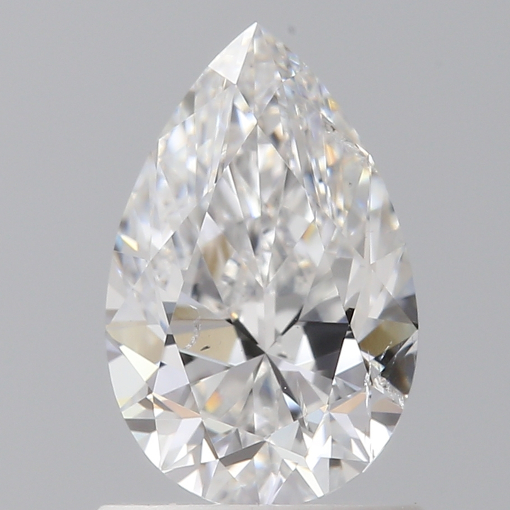 0.90 Carat Pear Loose Diamond, E, SI2, Ideal, GIA Certified | Thumbnail