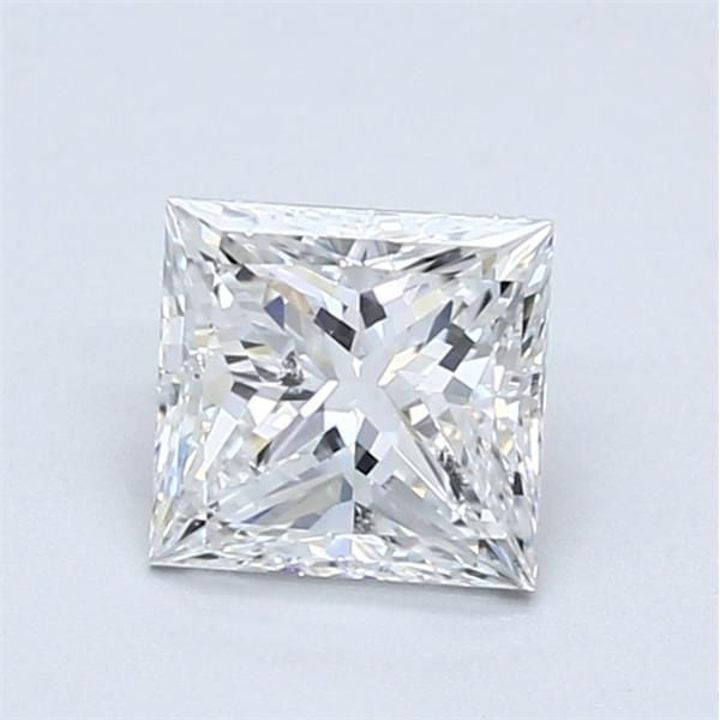 0.92 Carat Princess Loose Diamond, E, SI2, Super Ideal, GIA Certified | Thumbnail