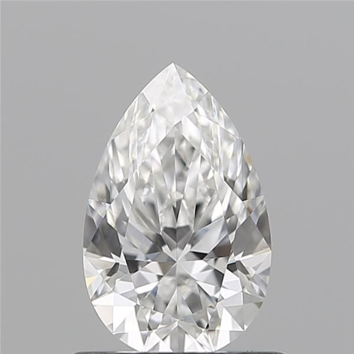 0.73 Carat Pear Loose Diamond, F, VVS2, Super Ideal, GIA Certified