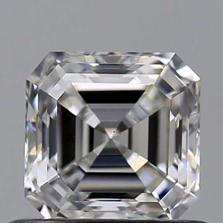 0.63 Carat Asscher Loose Diamond, G, SI1, Ideal, GIA Certified