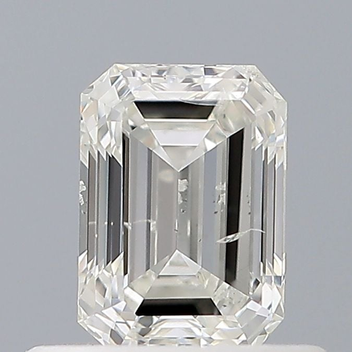 0.50 Carat Emerald Loose Diamond, H, SI2, Ideal, GIA Certified | Thumbnail