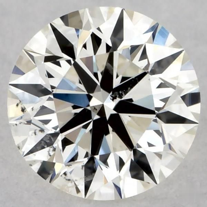 0.44 Carat Round Loose Diamond, J, SI2, Super Ideal, GIA Certified | Thumbnail
