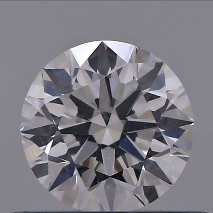 0.40 Carat Round Loose Diamond, F, SI1, Super Ideal, GIA Certified