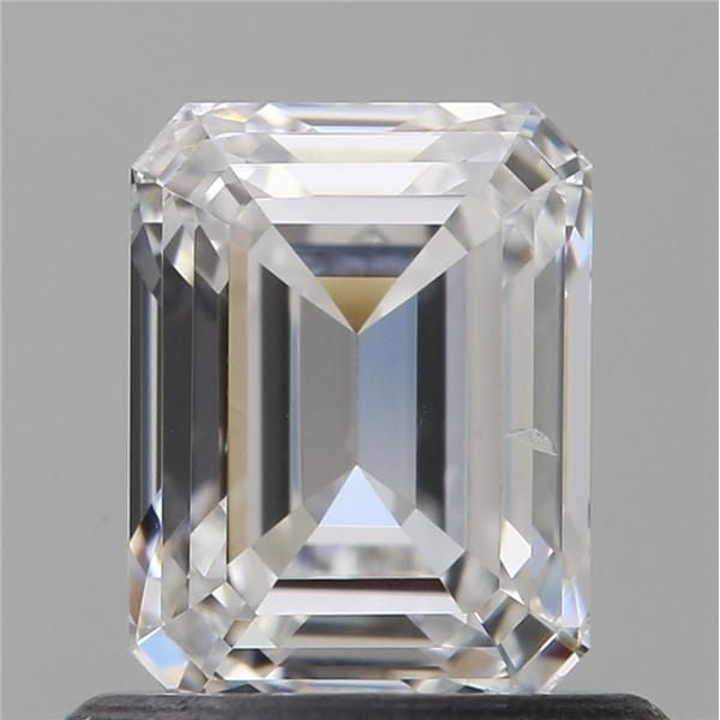 0.90 Carat Emerald Loose Diamond, E, SI2, Ideal, GIA Certified | Thumbnail