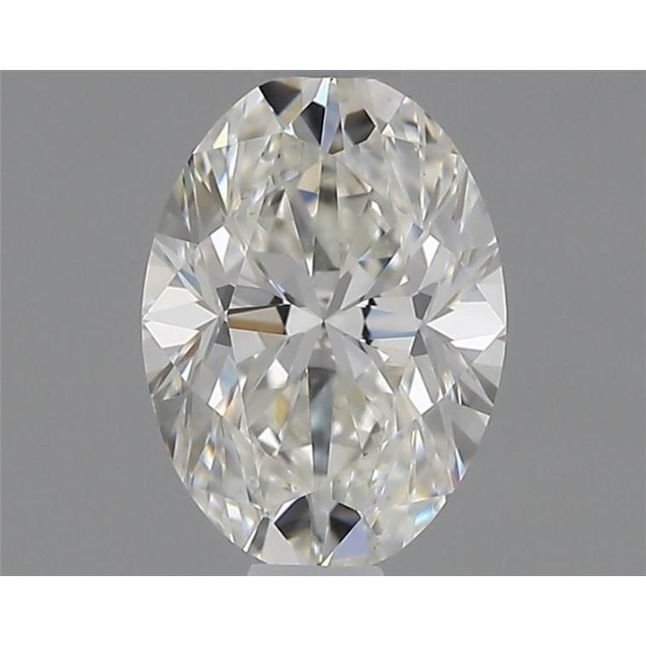 0.50 Carat Oval Loose Diamond, H, VS2, Excellent, GIA Certified