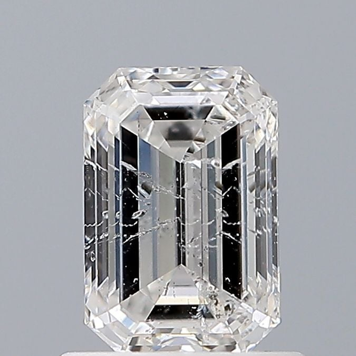 0.82 Carat Emerald Loose Diamond, F, I1, Super Ideal, GIA Certified | Thumbnail